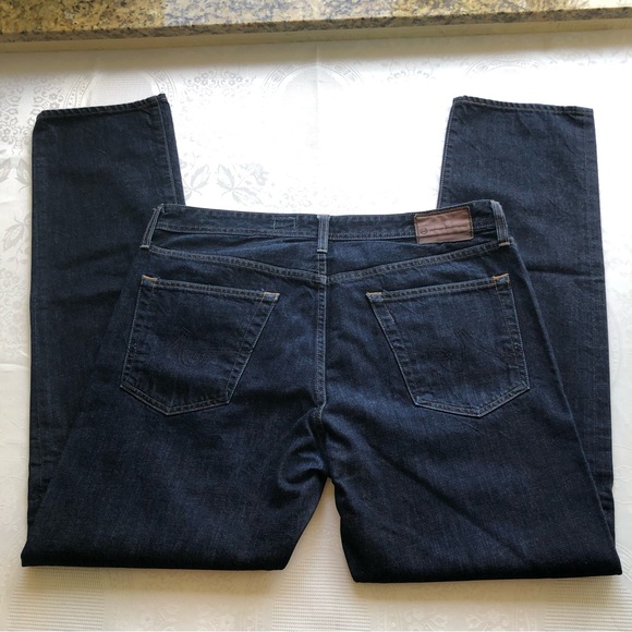 AG Adriano Goldschmied GRADUATE Tailored-Leg Dark Blue Jeans Men’s Size 36R - Picture 16 of 16